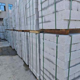 克拉玛依芝麻白路牙石，路侧石