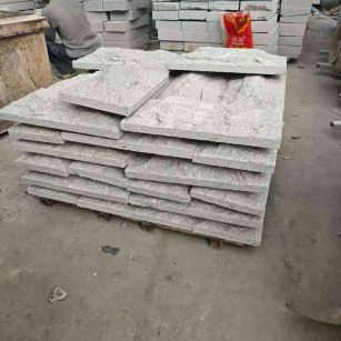 克拉玛依芝麻白蘑菇石，自然面